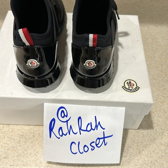 Moncler Women's Emilia Low Top Sneakers size 37 1/2 NWT - Picture 8 of 9